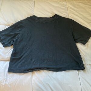 Dark Grey Slouchy fit tee